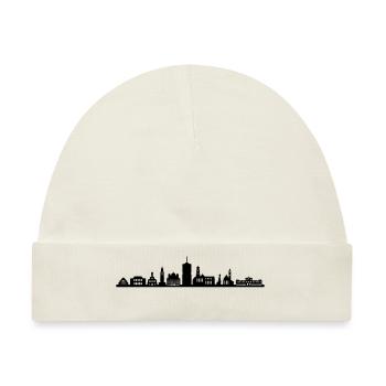 Skyline - Augsburg - Baby Premium Organic Mütze - Naturweiß - Vorne