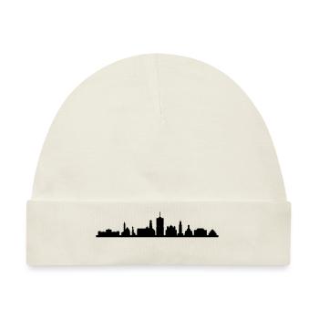 Skyline - Augsburg - Baby Premium Organic Mütze - Naturweiß - Vorne