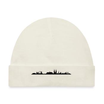 Skyline - Regensburg - Baby Premium Organic Mütze - Naturweiß - Vorne