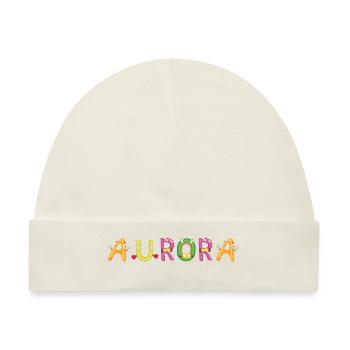 Aurora - Baby Premium Organic Mütze - Naturweiß - Vorne