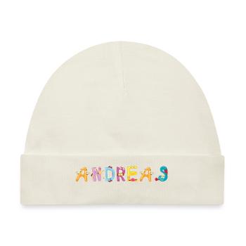 Andreas - Baby Premium Organic Mütze - Naturweiß - Vorne