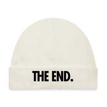 the end. - Baby Premium Organic Mütze - Naturweiß - Vorne