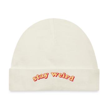 STAY WEIRD - Baby Premium Organic Mütze - Naturweiß - Vorne