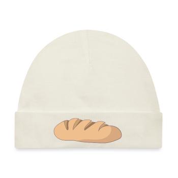 Brot - Baby Premium Organic Mütze - Naturweiß - Vorne