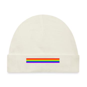 RAINBOW STYLE - Baby Premium Organic Mütze - Naturweiß - Vorne