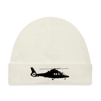 ec155 ah155 Hubschrauber Helikopter Helicopter - Baby Premium Organic Mütze - Naturweiß - Vorne