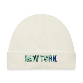 NEW YORK - Baby Premium Organic Mütze - Naturweiß - Vorne