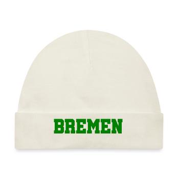 Bremen - Germany - Hansestadt - Deutschland - Baby Premium Organic Mütze - Naturweiß - Vorne
