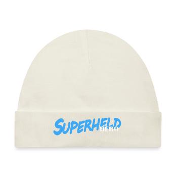 Superheld - Baby Premium Organic Mütze - Naturweiß - Vorne