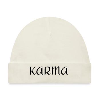 Karma - Baby Premium Organic Mütze - Naturweiß - Vorne