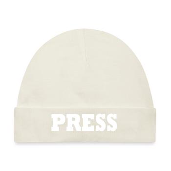 Press - Baby Premium Organic Mütze - Naturweiß - Vorne