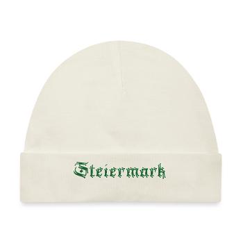 Steiermark - Baby Premium Organic Mütze - Naturweiß - Vorne