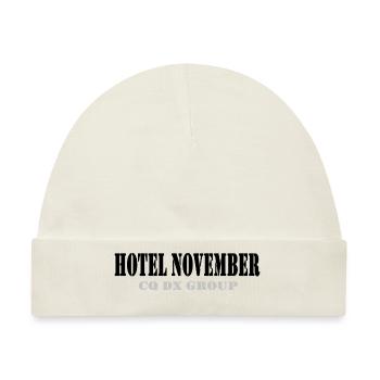 Hotel November CQ DX Group - Baby Premium Organic Mütze - Naturweiß - Vorne