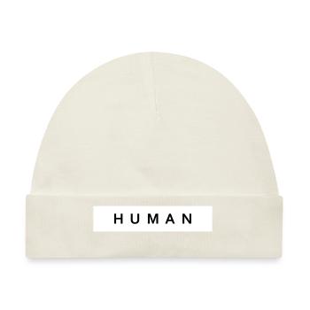 HUMAN - Baby Premium Organic Mütze - Naturweiß - Vorne