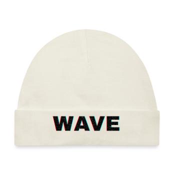 wave - Baby Premium Organic Mütze - Naturweiß - Vorne