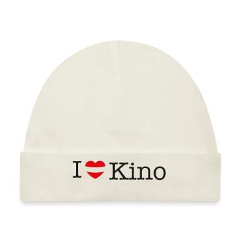 I love Kino - Baby Premium Organic Mütze - Naturweiß - Vorne
