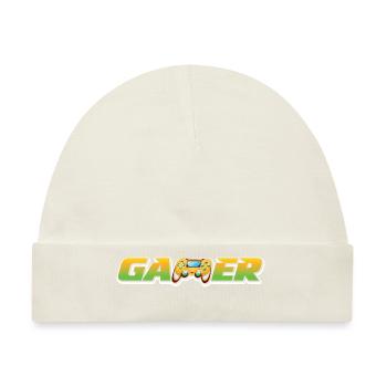 Gamer Graphic Video Game Player Gaming Gamer Pc Co - Baby Premium Organic Mütze - Naturweiß - Vorne