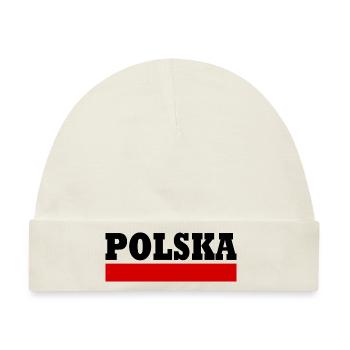Polska - Baby Premium Organic Mütze - Naturweiß - Vorne