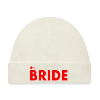 Bride - Baby Premium Organic Mütze - Naturweiß - Vorne