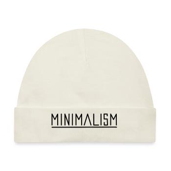 Minimalismus - Baby Premium Organic Mütze - Naturweiß - Vorne