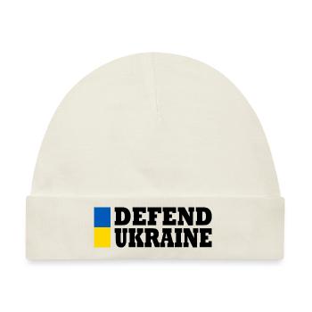 Defend ukraine - Baby Premium Organic Mütze - Naturweiß - Vorne