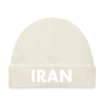 Iran - Baby Premium Organic Mütze - Naturweiß - Vorne