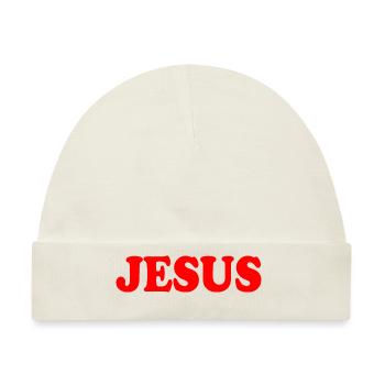 Jesus - Baby Premium Organic Mütze - Naturweiß - Vorne