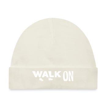 Walk on - Baby Premium Organic Mütze - Naturweiß - Vorne