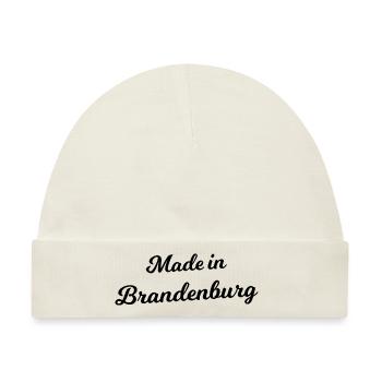 Aus Brandenburg - Baby Premium Organic Mütze - Naturweiß - Vorne
