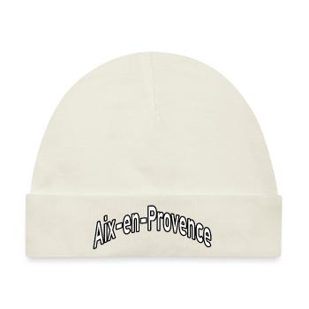 Aix en Provence - Baby Premium Organic Mütze - Naturweiß - Vorne