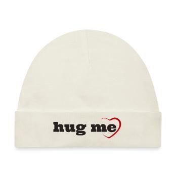Hug me - Baby Premium Organic Mütze - Naturweiß - Vorne