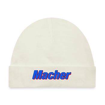 Macher - Baby Premium Organic Mütze - Naturweiß - Vorne