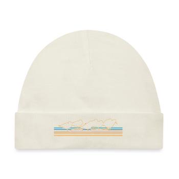 STRANDBESUCHER (Calidris alba) - Baby Premium Organic Mütze - Naturweiß - Vorne