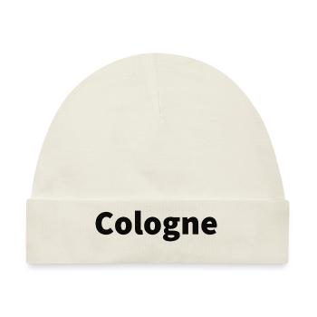Cologne Köln - Baby Premium Organic Mütze - Naturweiß - Vorne