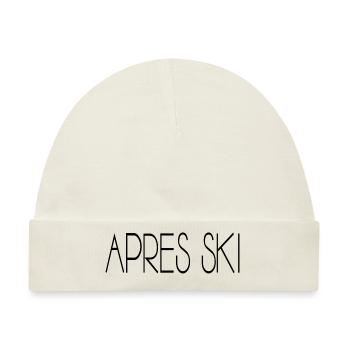 Apres Ski - Baby Premium Organic Mütze - Naturweiß - Vorne