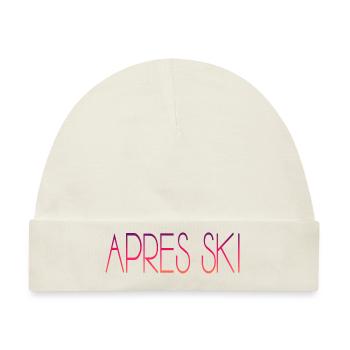 Apres Ski - Baby Premium Organic Mütze - Naturweiß - Vorne