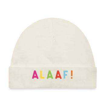 Alaaf - Baby Premium Organic Mütze - Naturweiß - Vorne