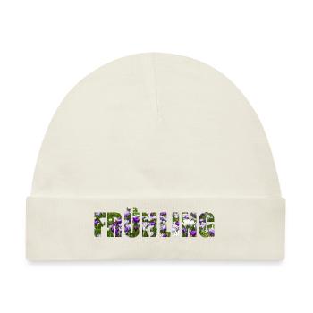 Frühling - Baby Premium Organic Mütze - Naturweiß - Vorne