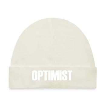 Optimist - Baby Premium Organic Mütze - Naturweiß - Vorne