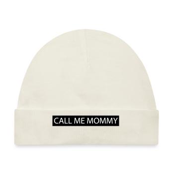 Call me Mommy - Baby Premium Organic Mütze - Naturweiß - Vorne