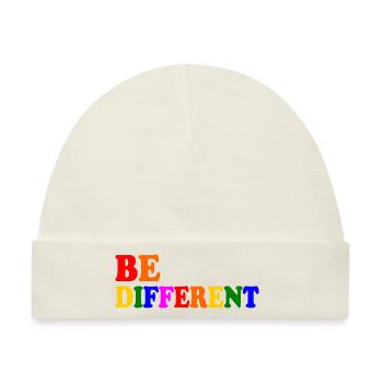 Be different - Baby Premium Organic Mütze - Naturweiß - Vorne