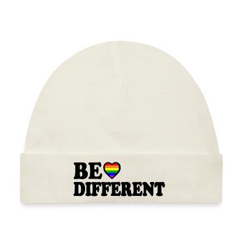 Be different - Baby Premium Organic Mütze - Naturweiß - Vorne