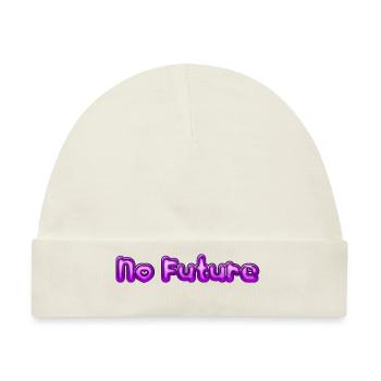 No Future - Baby Premium Organic Mütze - Naturweiß - Vorne