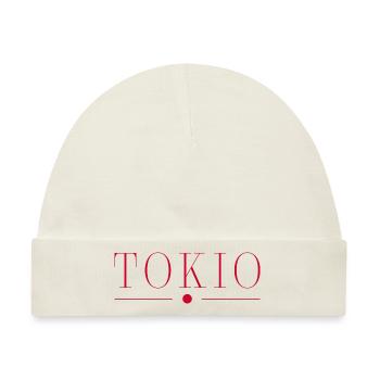 Ich liebe Tokio, Japan - Baby Premium Organic Mütze - Naturweiß - Vorne