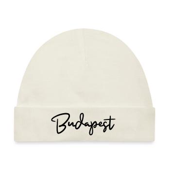 Budapest - Baby Premium Organic Mütze - Naturweiß - Vorne