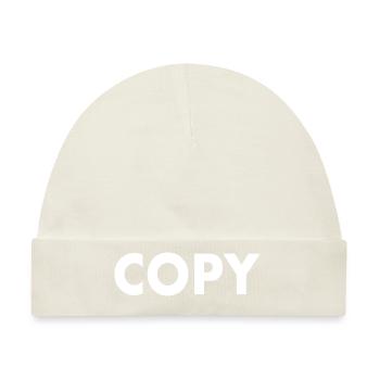 Copy - Baby Premium Organic Mütze - Naturweiß - Vorne