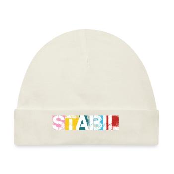 Stabil - Baby Premium Organic Mütze - Naturweiß - Vorne