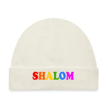 Shalom - Baby Premium Organic Mütze - Naturweiß - Vorne