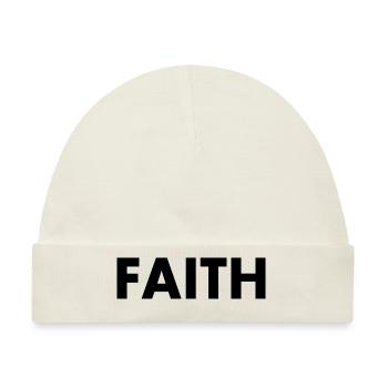 Faith - Baby Premium Organic Mütze - Naturweiß - Vorne