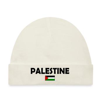 Free Palestine - Baby Premium Organic Mütze - Naturweiß - Vorne